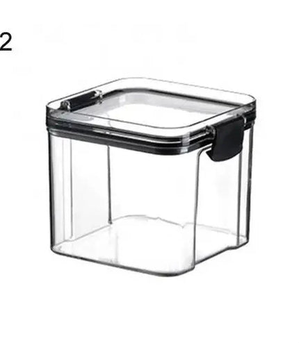 Multipurpose Food Storage Containers Set - Clear Jars with Lids for Cereal, Candy, and Dry Goods