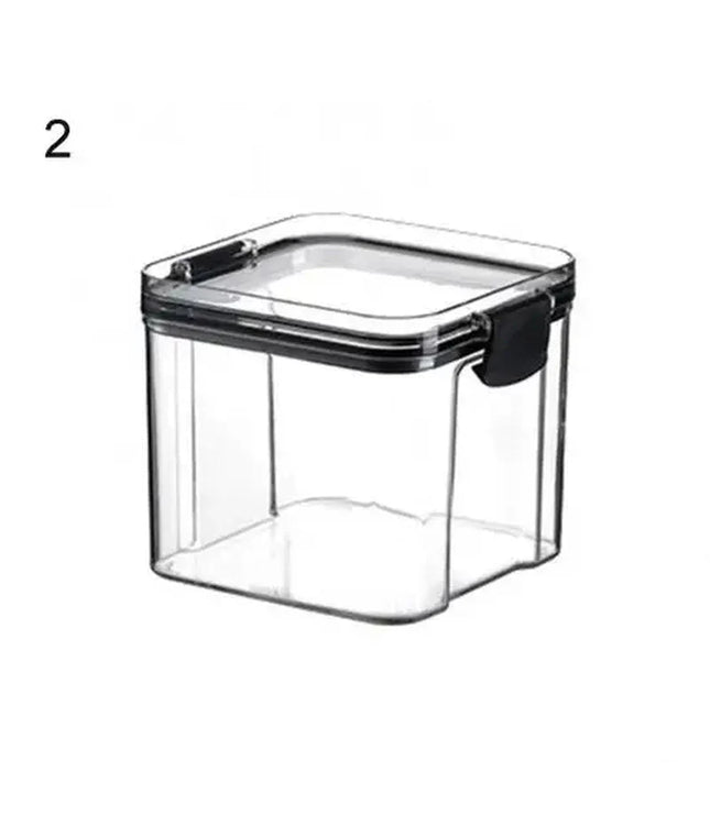 Multipurpose Food Storage Containers Set - Clear Jars with Lids for Cereal, Candy, and Dry Goods
