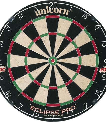 Eclipse Pro, Professional Bristle Dartboard with Competition Quality Sisal, Spider and Number Ring, Professional Dart Board for Adults