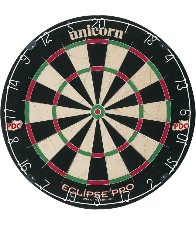 Eclipse Pro, Professional Bristle Dartboard with Competition Quality Sisal, Spider and Number Ring, Professional Dart Board for Adults