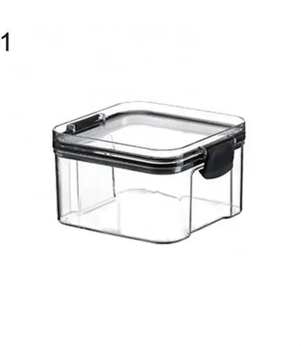 Multipurpose Food Storage Containers Set - Clear Jars with Lids for Cereal, Candy, and Dry Goods