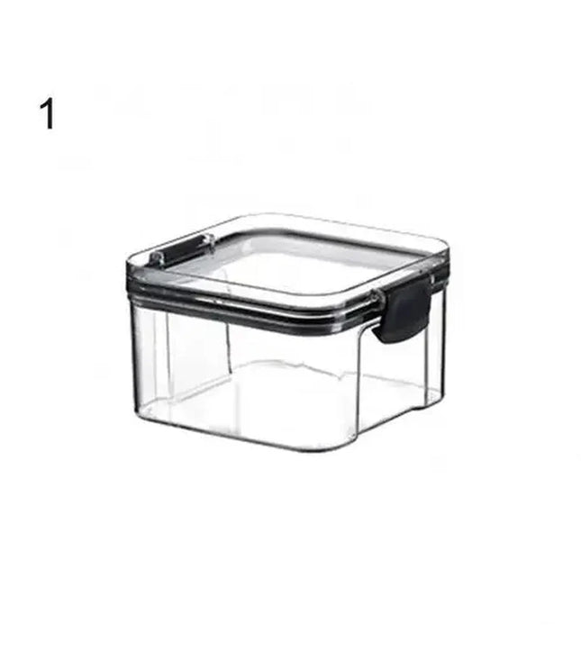 Multipurpose Food Storage Containers Set - Clear Jars with Lids for Cereal, Candy, and Dry Goods