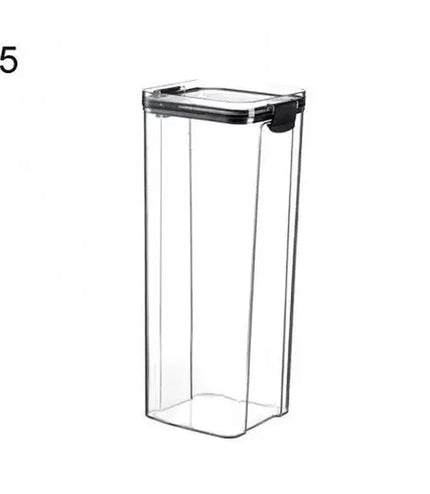 Multipurpose Food Storage Containers Set - Clear Jars with Lids for Cereal, Candy, and Dry Goods