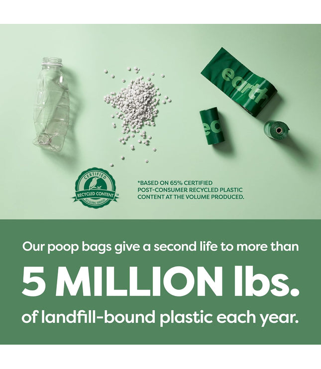 Dog Poo Bags, Guaranteed Leak Proof and Extra Thick Waste Bag Refill Rolls for Dogs, Lavender Scented, 270 Count